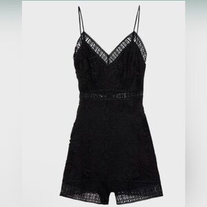 Charo Ruiz Ibiza Black Lace Jumpsuit NWT